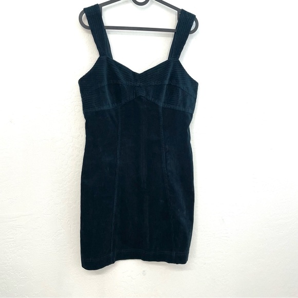 Madewell - Deep Green Corduroy Mini Dress- 4 - Picture 9 of 16